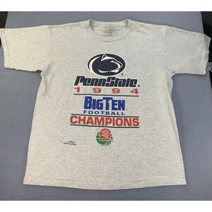 Penn State Nittany Lions Vtg 1994 Rose Bowl Champions Men's Graphic Shirt Sz XL